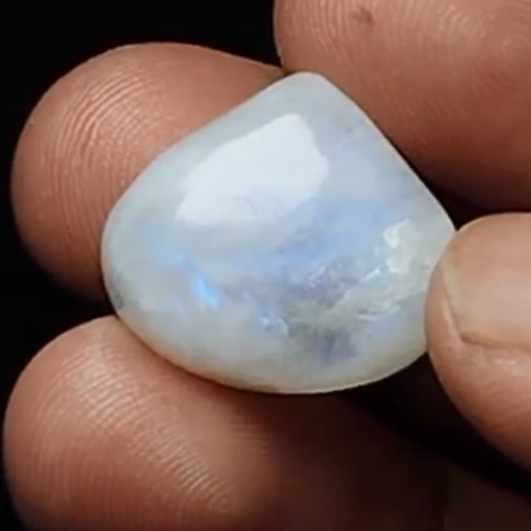 Natural Batu Akik Kristal Motif Gambar Stone Biduri Bulan Laut Antik 4