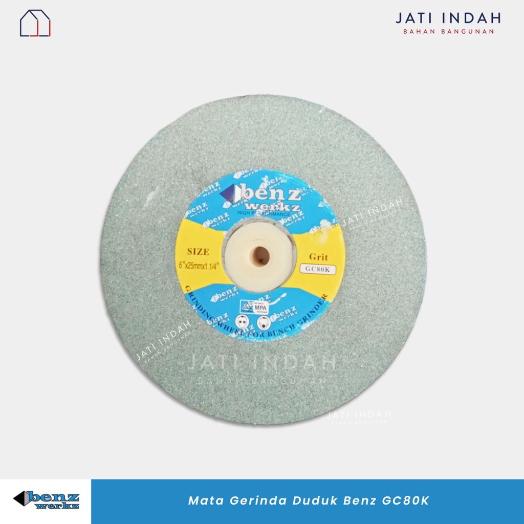 Mata Batu Gerinda Duduk Poles Asah 6 Inch BENZ Diamond Wheel