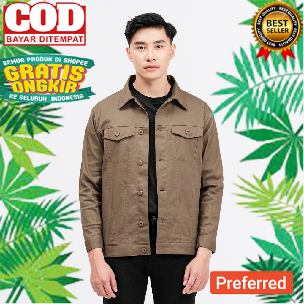 Livehaf - Trucker Canvas Jacket Milo// ANAK DEWASA REMAJA JAKET EKREN JAKET MURAH JAKET PARKA JAKET 