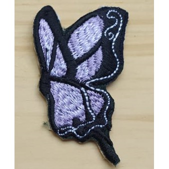 Bordir Bordir Patch Bordir Kupu kupu / Emblem bordir Kupu kupu / patch butterfly bukan ironbisa pesa