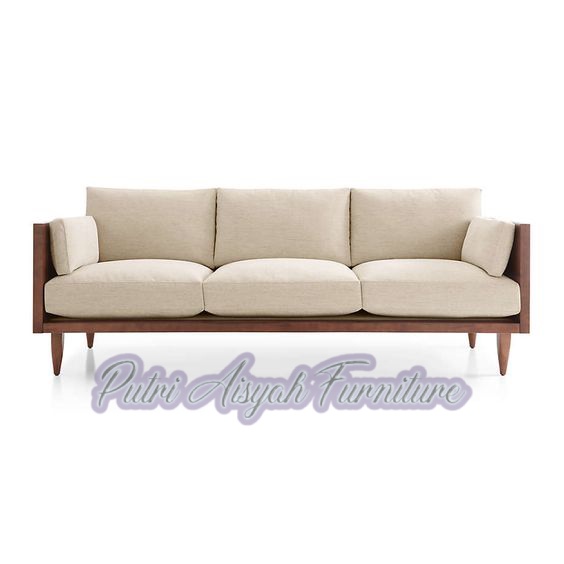 Sofa 3 Seater Kayu Jati Cadec