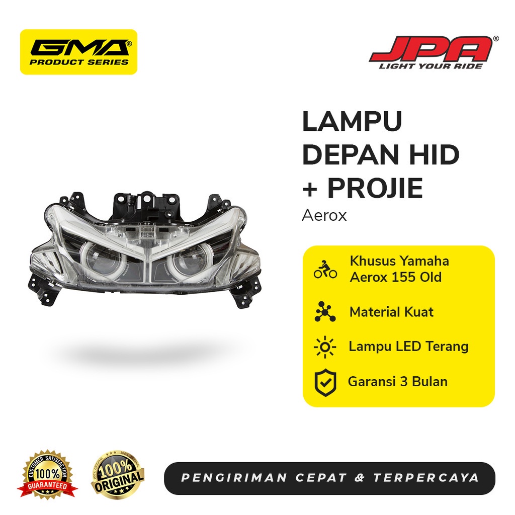 JPA Lampu Depan Hid Projie For Yamaha Aerox 155