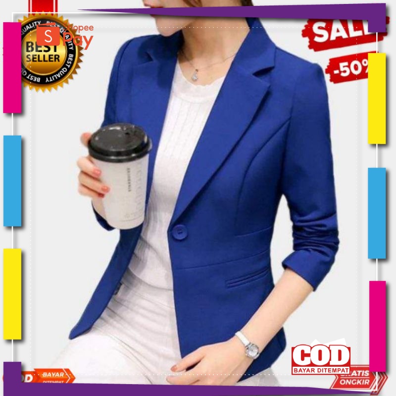 PREMIUM KOREAN STYLE / JAS SLIMFIT,JAS BLAZER WANITA,RESMI,JAS BLAZER WANITA KANTOR,JAS MODERN
