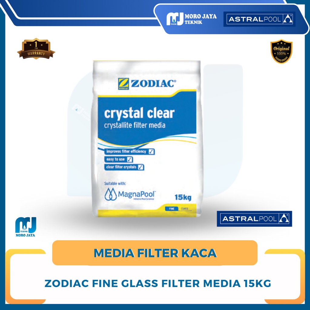 Media Filter Kaca Kolam Renang - Zodiac Fine Glass Filter Media 15kg