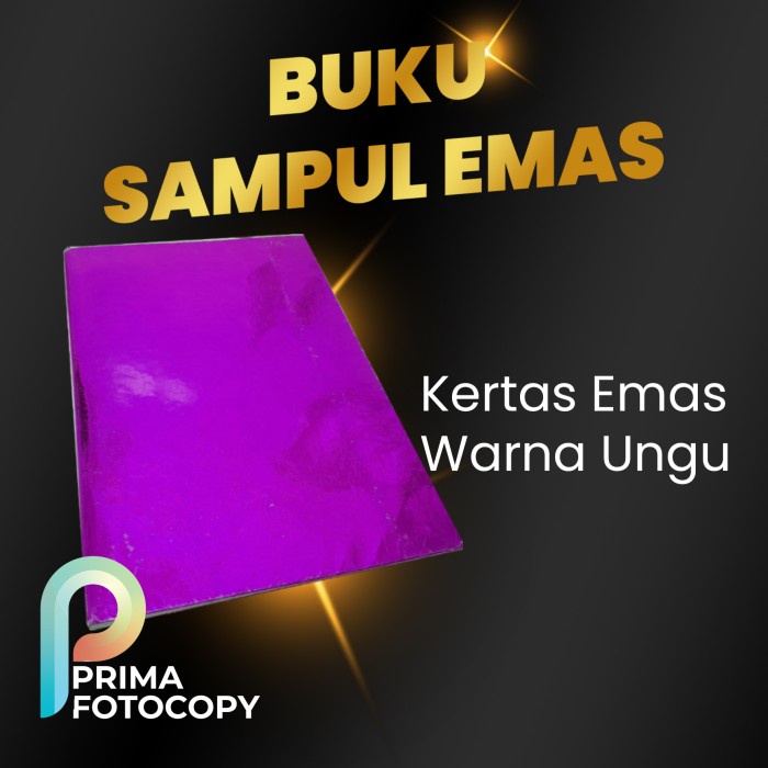 

Buku Cover Kertas Marmer Emas Warna Ungu | SIDU CAMPUS OAKEY 1pcs