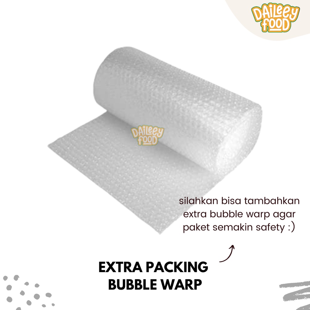 

Extra Packing Bubble Warp Untuk Keamanan Tambahan