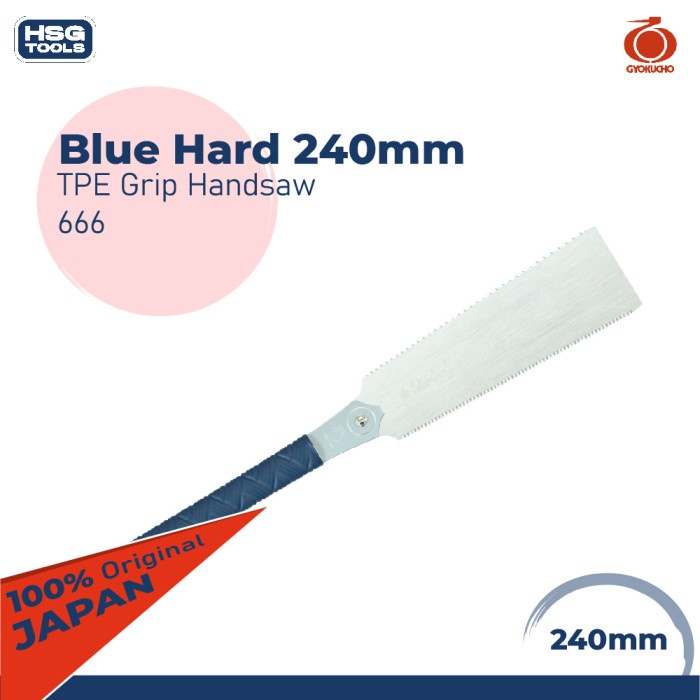RAZORSAW 666 GERGAJI KAYU JEPANG BLUE HARD 240MM TPE HANDSAW RYOBA