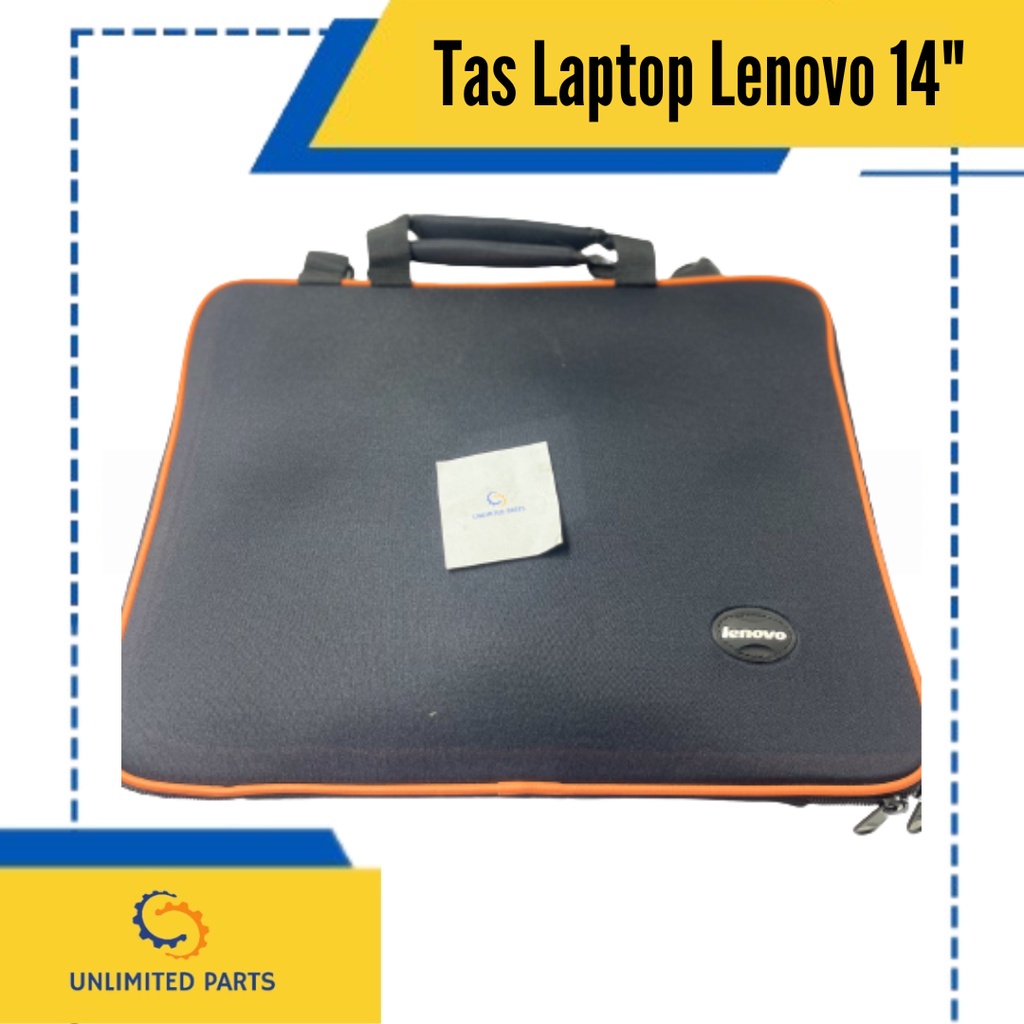 Tas Laptop Lenovo 14 inch Tablet Laptop Sleeve Bag with Adaptor Case