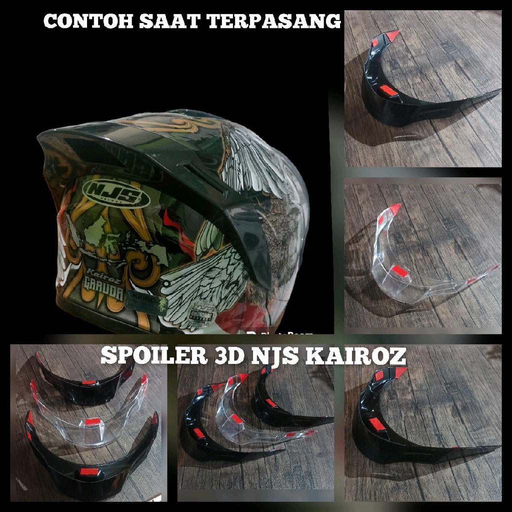 SPOILER 3D NJS KAIROZ / SPOILER 3D NJS ZX1 / SPOILER 3D NJS KRONOS TERMURAH