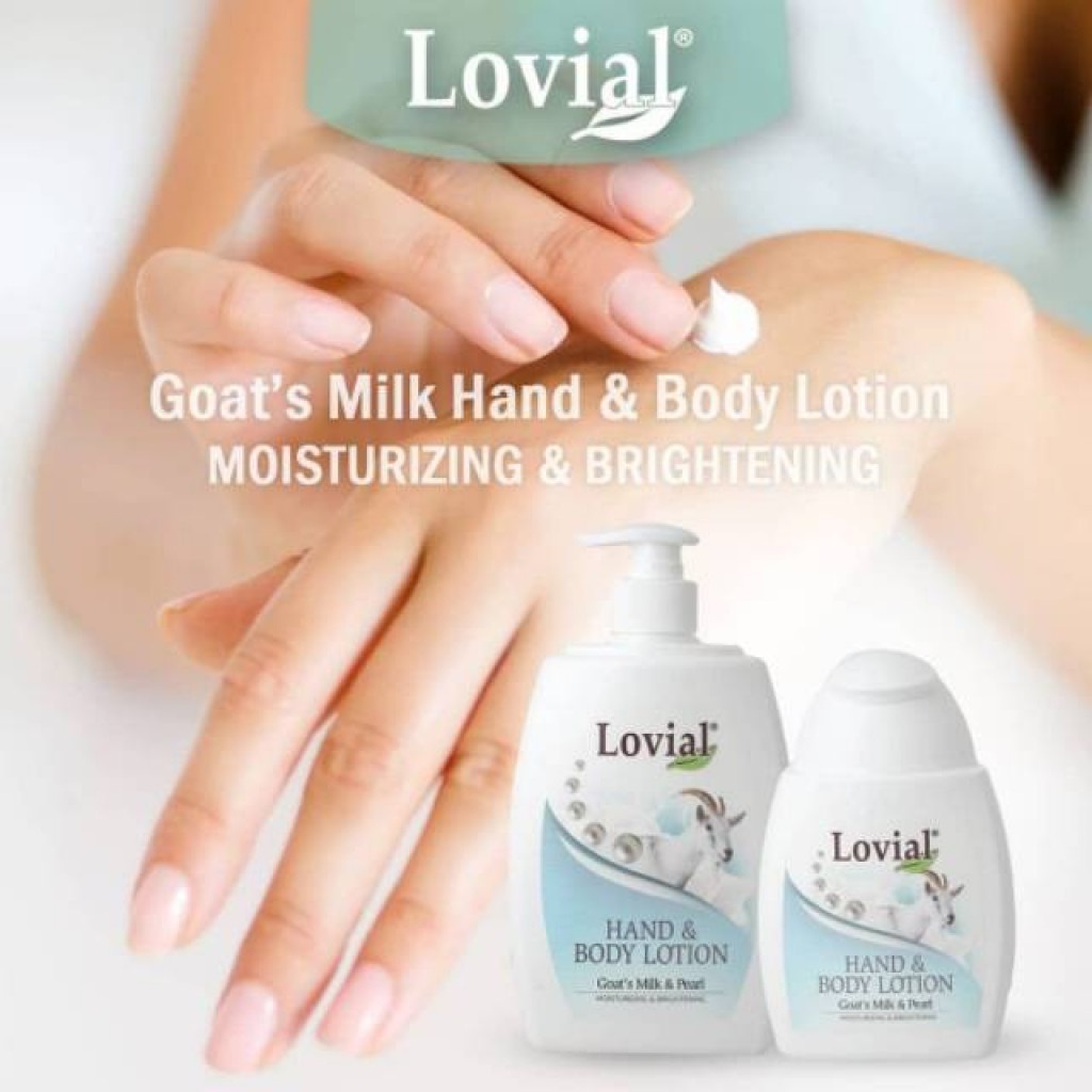 LOVIAL hand & body lotion goats milk