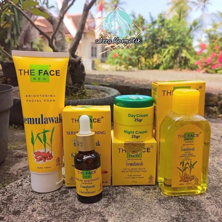 COD The Face Paket Cream Temulawak Original BPOM Komplit isi 5