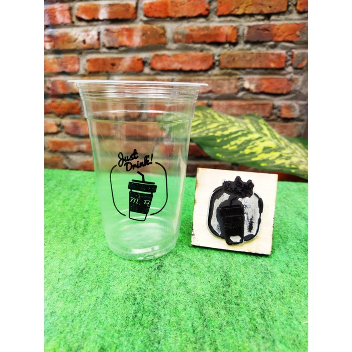 

Jual Paket Stempel Cup Gelas Stempel Minuman Stempel Logo Minuman