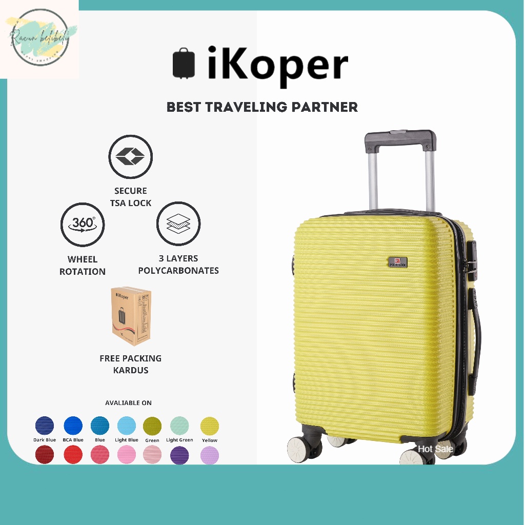 KOPER TERBARU 2023 / Koper 18 Inch Original Polo Cabin Size Koper Import Koper 18 inch Polo LOCK  ca