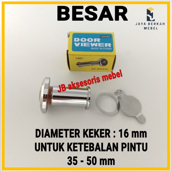 TEROPONG PINTU BESAR / KEKERAN KEKER LUBANG INTIP / DOOR VIEW VIEWER