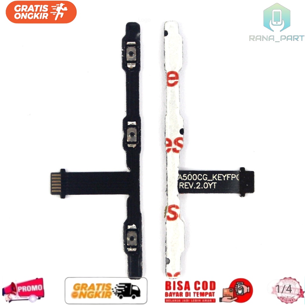 ASUS ZENFONE 5 A500CG T00F A501 T00J A500 A502 A500KL 5 LTE LITE T00K T00P | Flexibel Flexible On Of