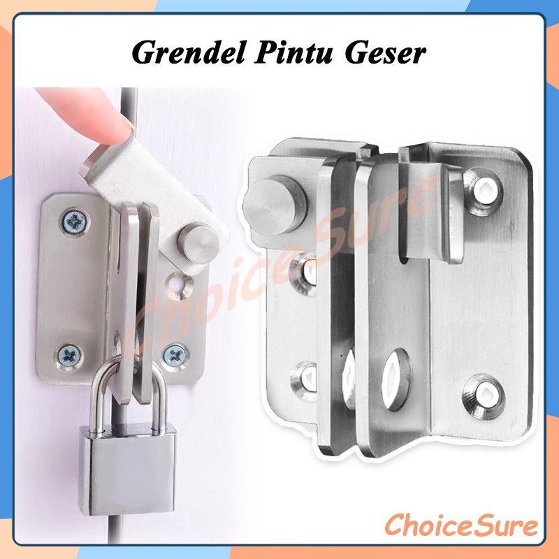Grendel Pintu Geser / Gembok Selot / Gembok Grendel Pintu