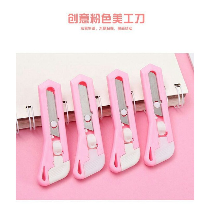 

YBC OS Mini Cutter Pink / Pemotong Kertas CUTTER pink lucu