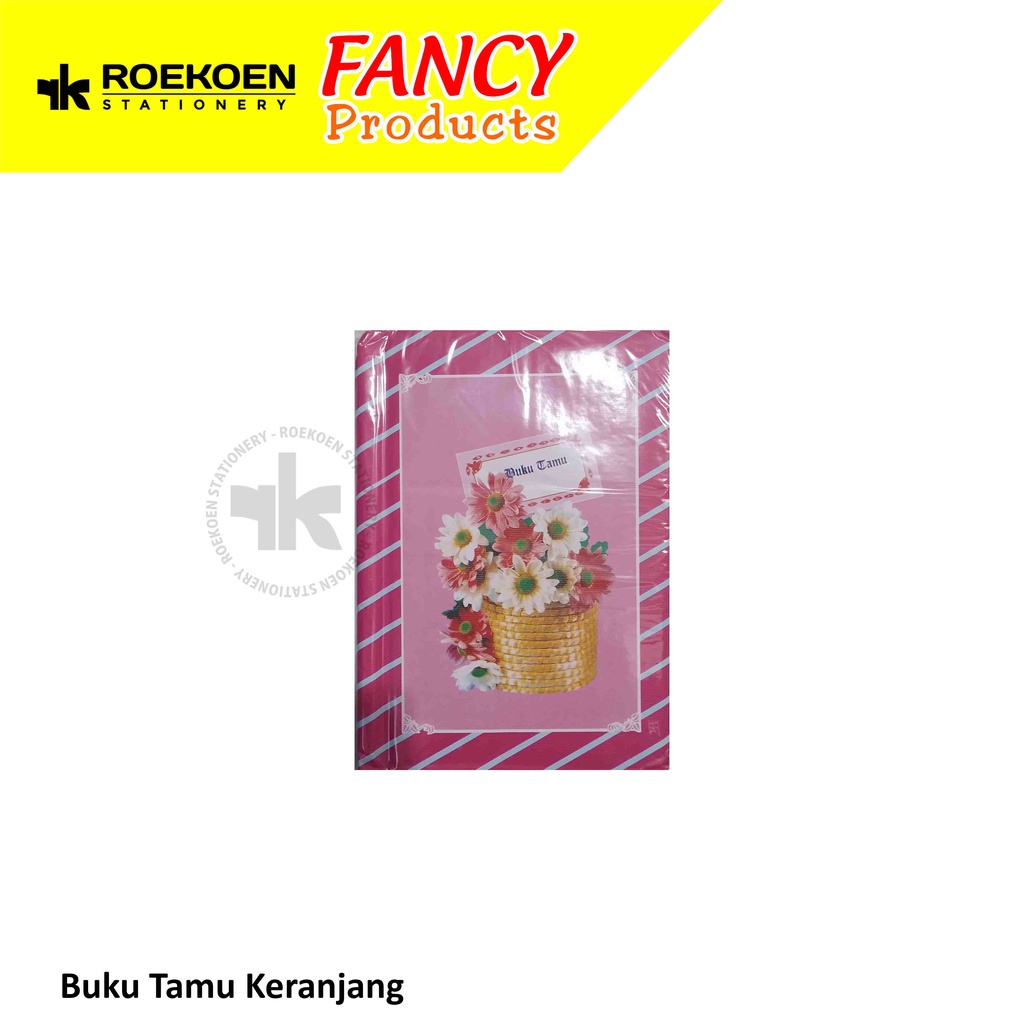 

Tanpa Merk Buku Tamu Kecil Motif Bunga (Keranjang Bunga Pink)