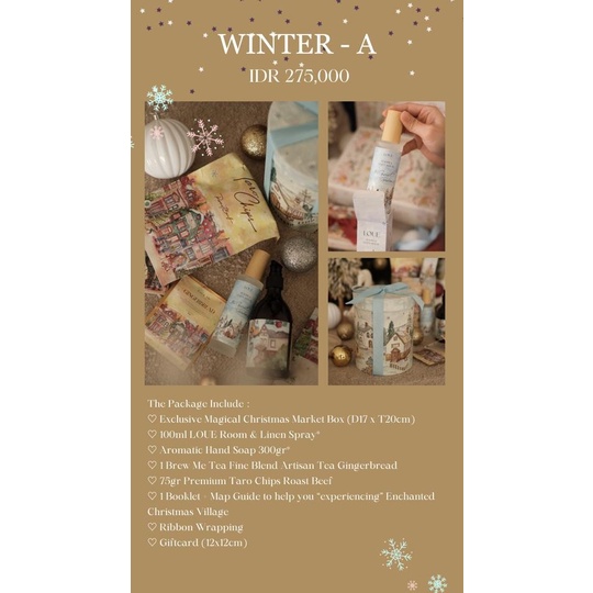 

Le Senteurs Winter | Christmas Hampers / Parsel Natal / Holiday Gift - Winter A, 11-16 Dec