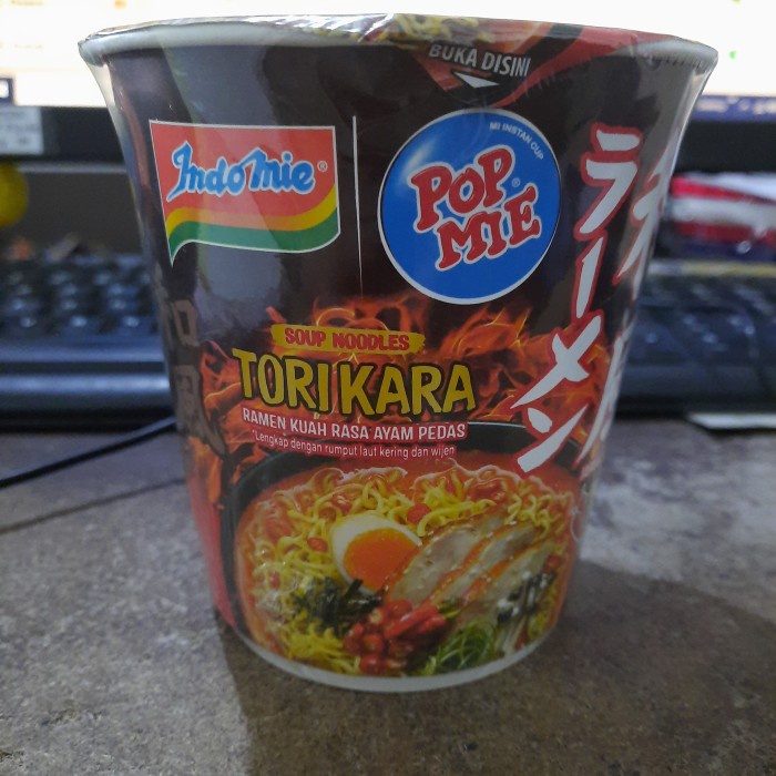 

Indomie Mie Kuah Japanese Ramen Ayam Pedas Tori Kara Cup 70gr