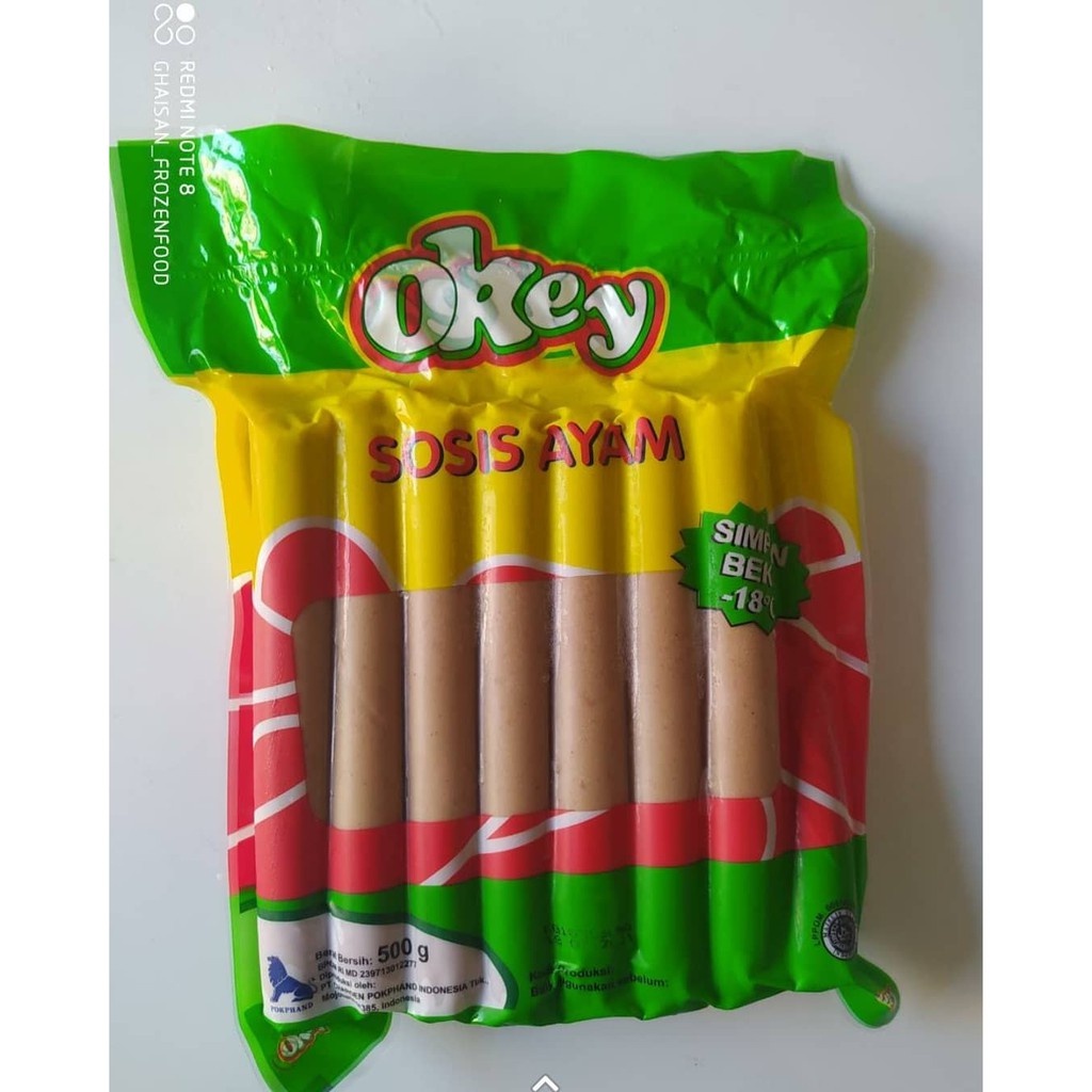 

Okey Chicken Sausage / Sosis Ayam 500 GRAM