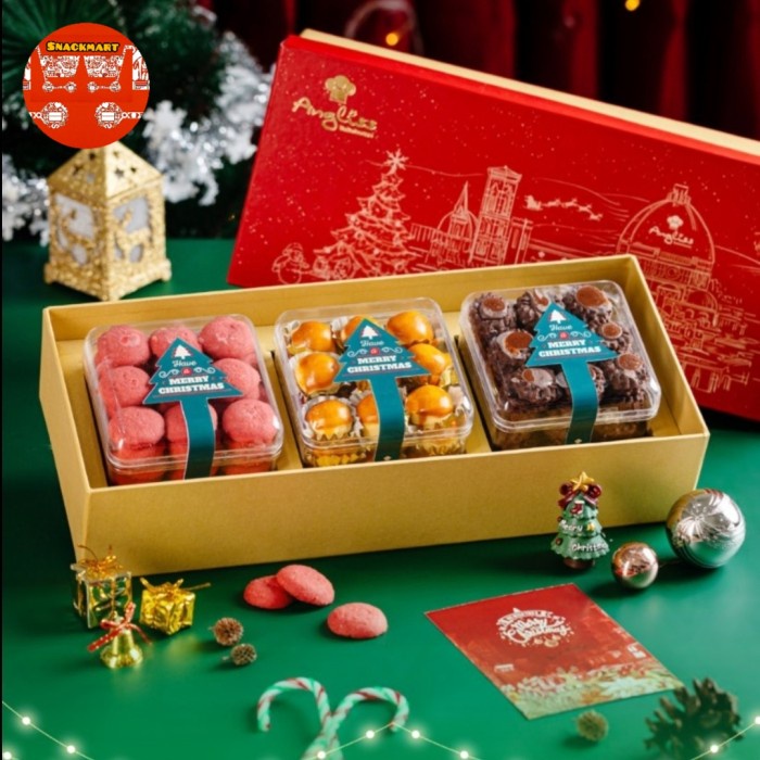 Parcel Natal Kue Kering Hampers Christmas Cookie Premium Medan - Noel