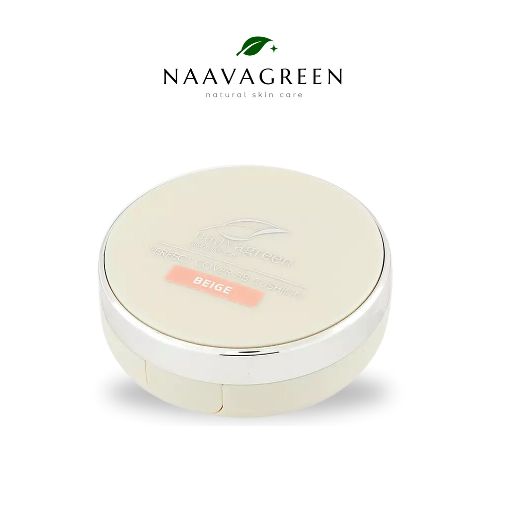 Naavagreen BB Cushion Beige -  Perfect Cover BB Cushion -BEIGE