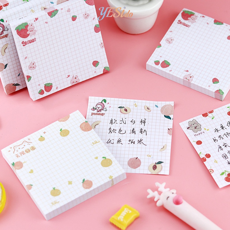 

COD✨ StikerKreatif Stiker Memo BuahLucu Catatan Tempel KartunMemo Siswa-YES