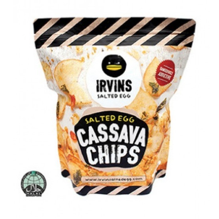 

IRVINS Salted Egg Cassava Chips 3,7 OZ 105G Impor Singapore