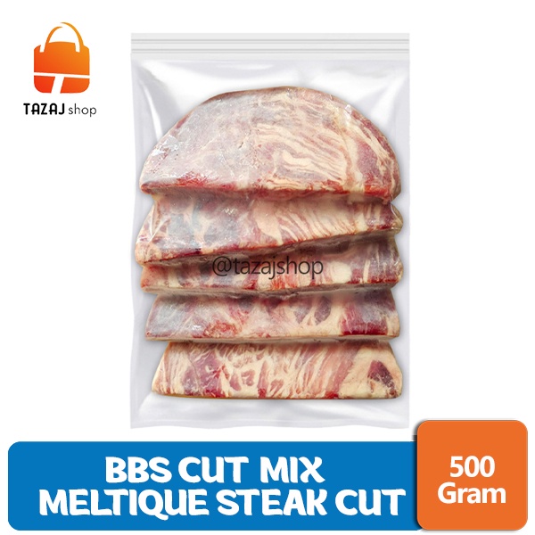 

BBS Daging Sapi Cut Mix 500gr - Meltique Steak Cut
