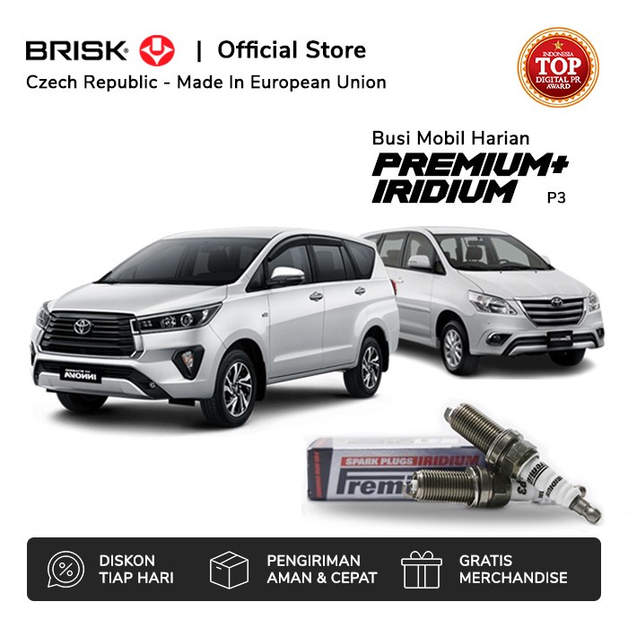 Busi Mobil Toyota Innova Brisk Premium Iridium P3