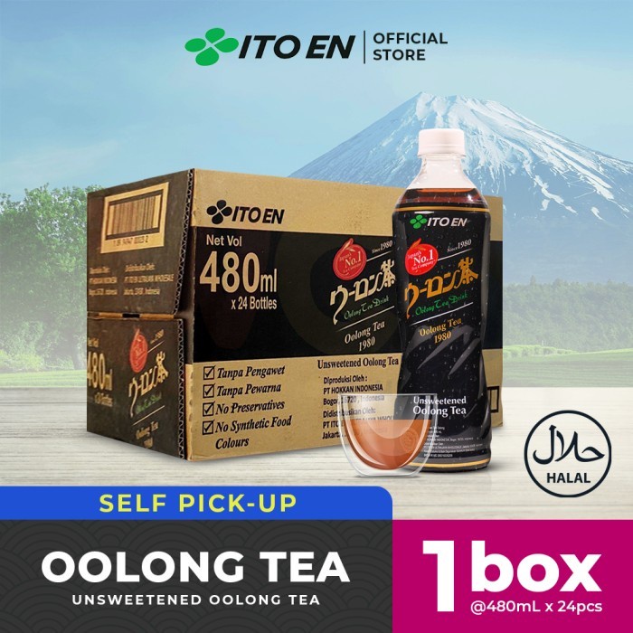 

Ready ITO EN Oolong Tea No Sugar 480ml isi 24 pcs - Ambil Sendiri