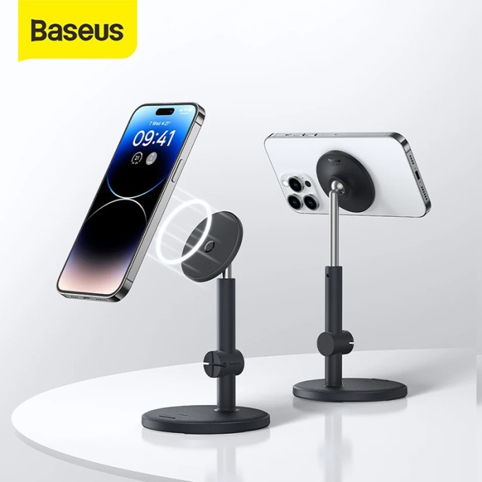 BASEUS MAGPRO DESKTOP MAGNETIC PHONE STAND ADJUSTABLE PHONE HOLDER