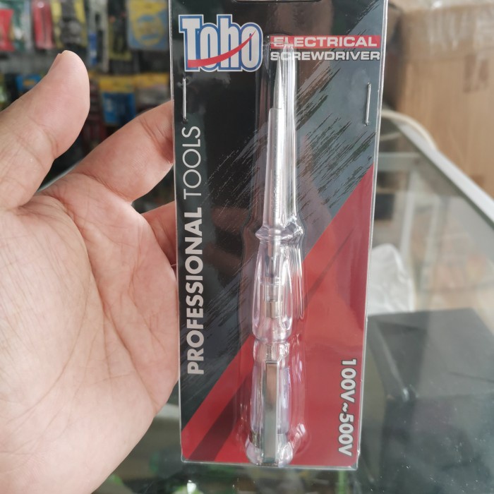 Tespen Toho tes pen test pen listrik ac obeng testpen