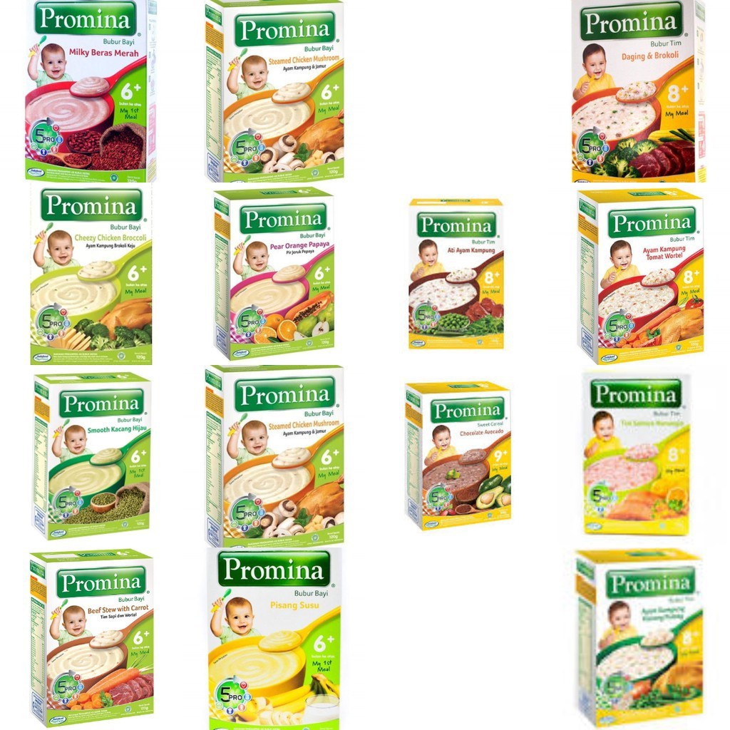 Promina Bubur Bayi MPASI-Puff-Crunchies-Pudding-Biskuit (Citra Susu Express)