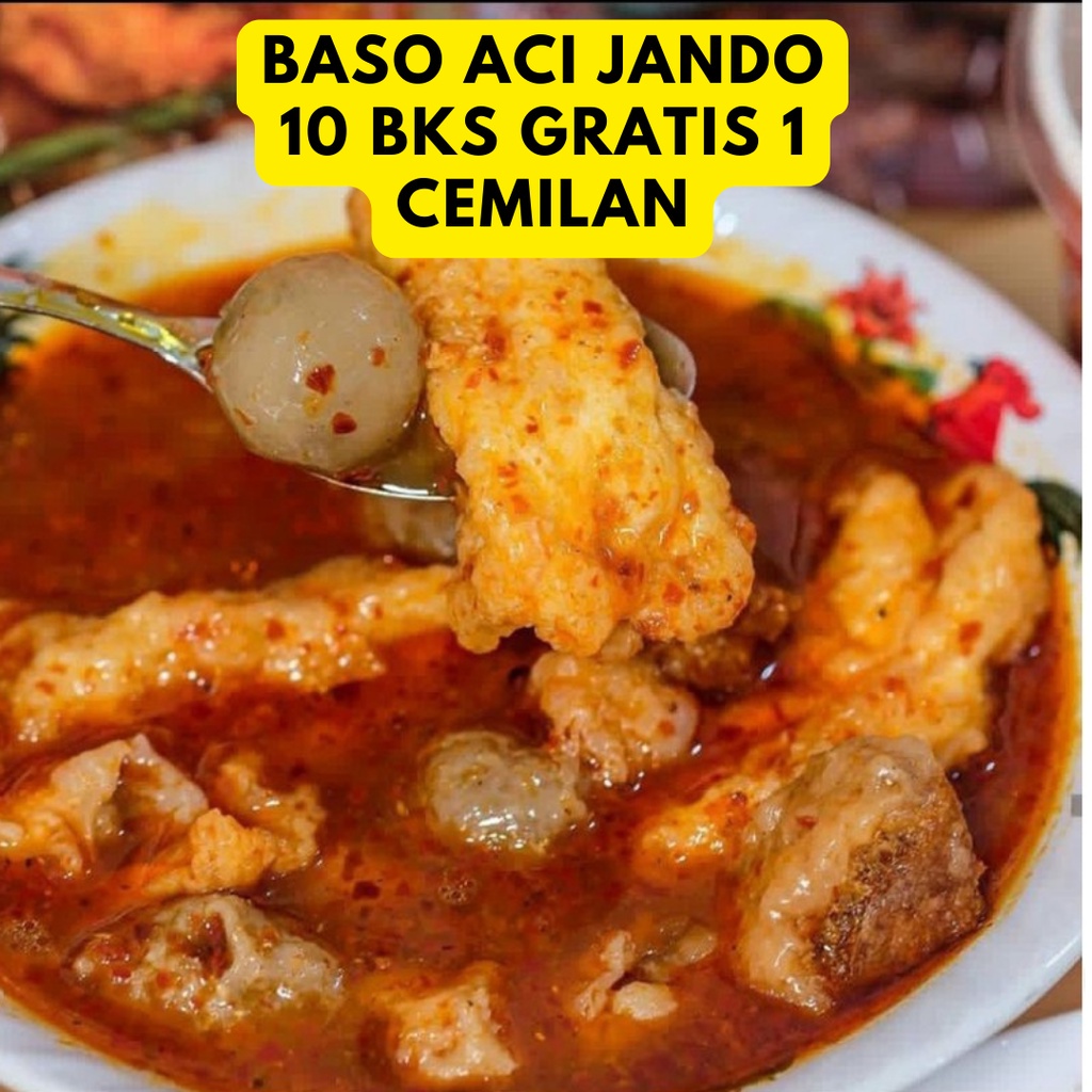 

Harga resseler paket baso aci jando 10 bungkus Gratis siomay mini 60gr
