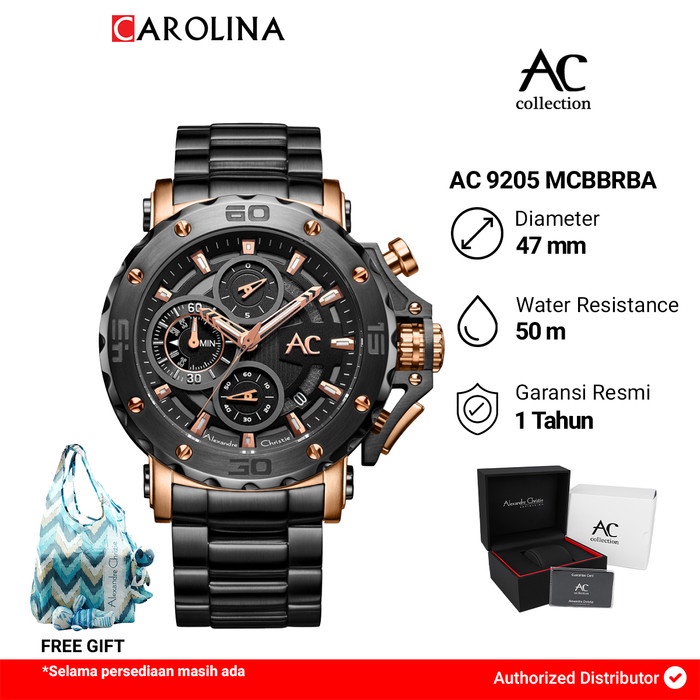 Sale Jam Tangan Alexandre Christie AC 9205 MCBBRBA Pria Termurah