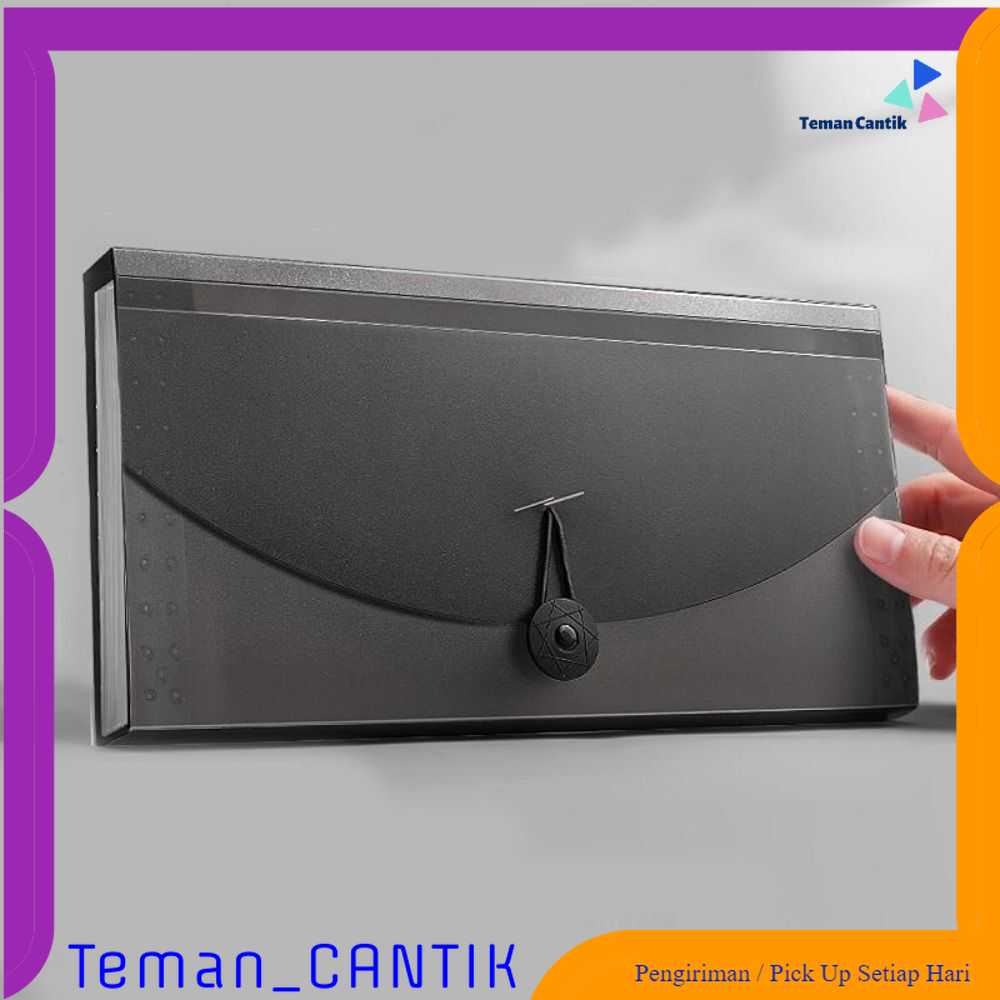 

TC - ATK CLOXKS Map Dokumen Plastik Folder Organizer 13 Slots Size B6 - QM-SN00602