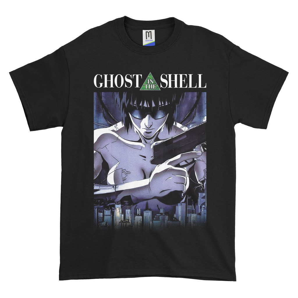 [ukuran normal] Kaos Ghost in the Shell #01 Anime T-shirt Biasa/Uniseks/COD