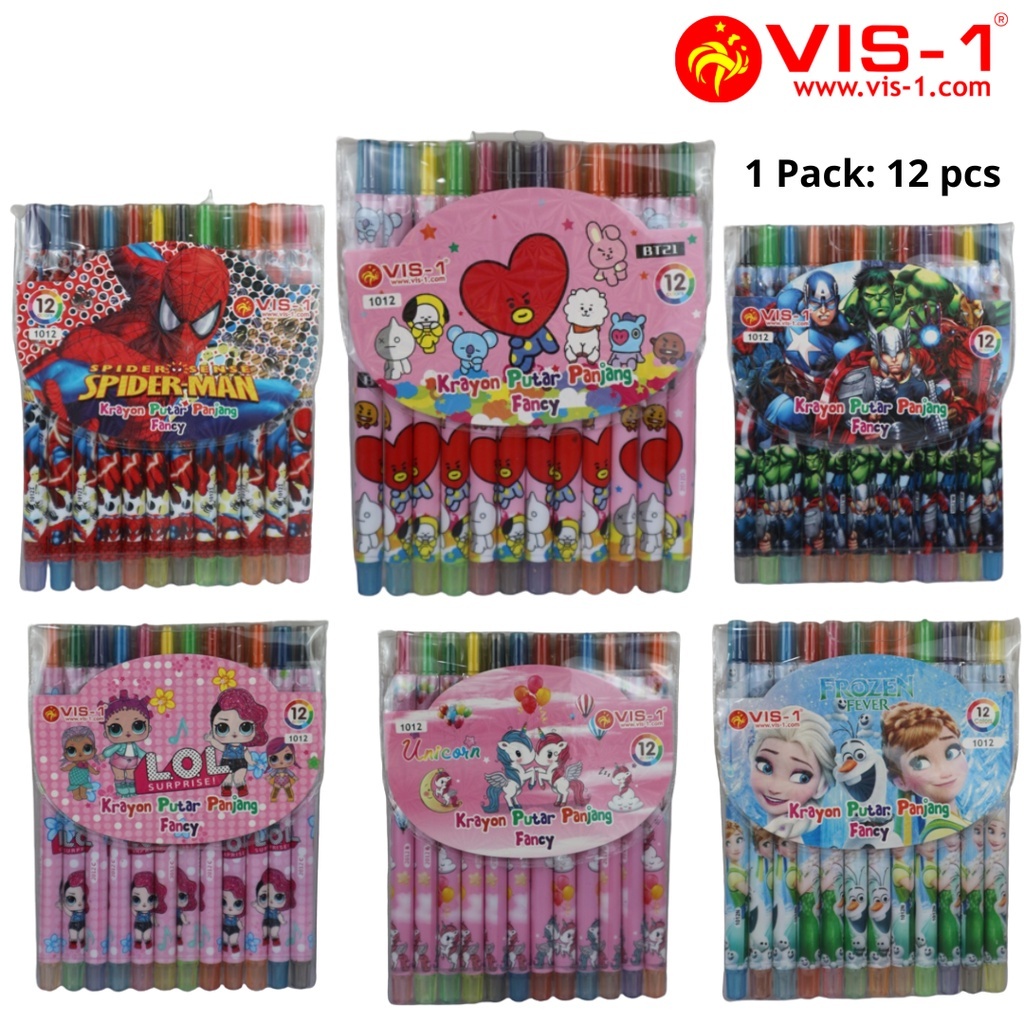 

Crayon Putar Fancy Vis-1 Panjang - 1012