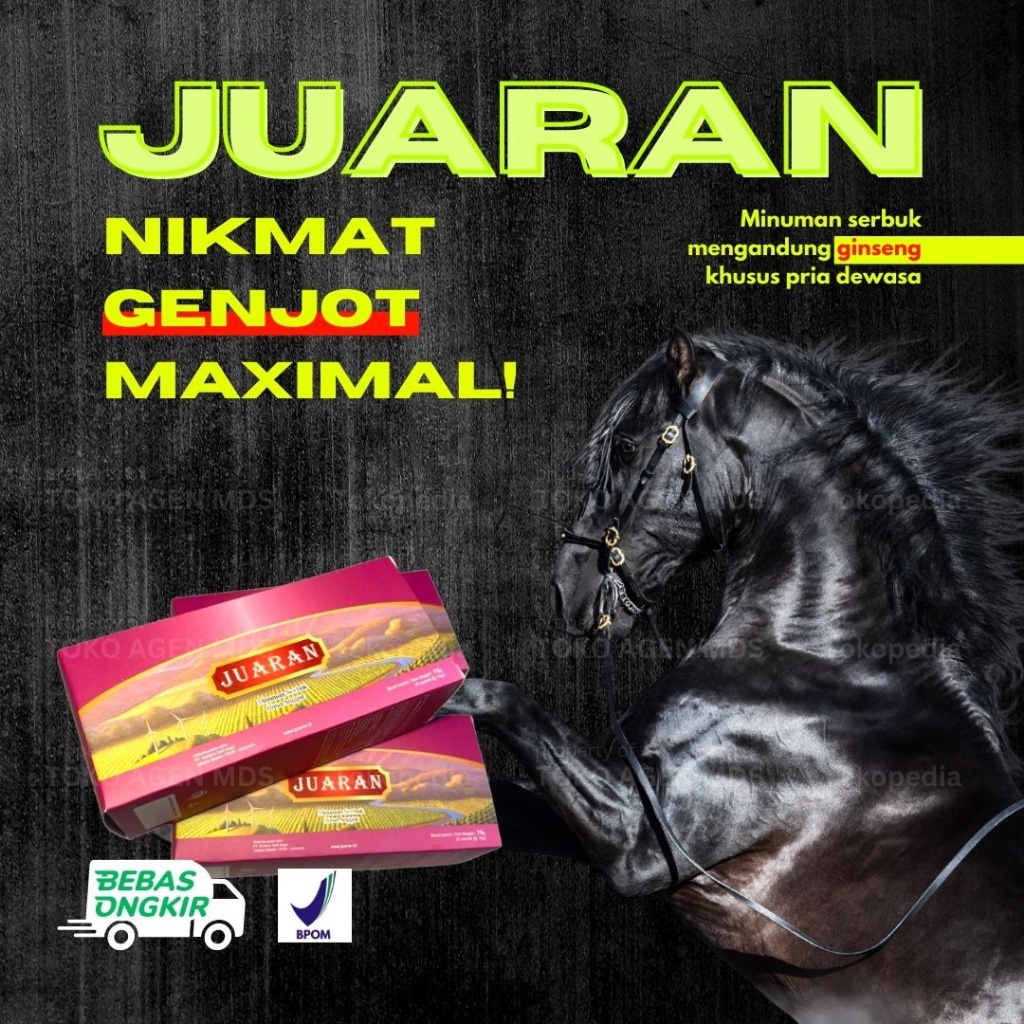 

[FLASH SALE] OBAT PRIA TAHAN LAMA JUARAN KUAT AMPUH TINGKATKAN STAMINA ASLI BPOM Juaran Obat Herbal Juaran Obat Kuat Pria Juaran Obat Kuat Serbuk