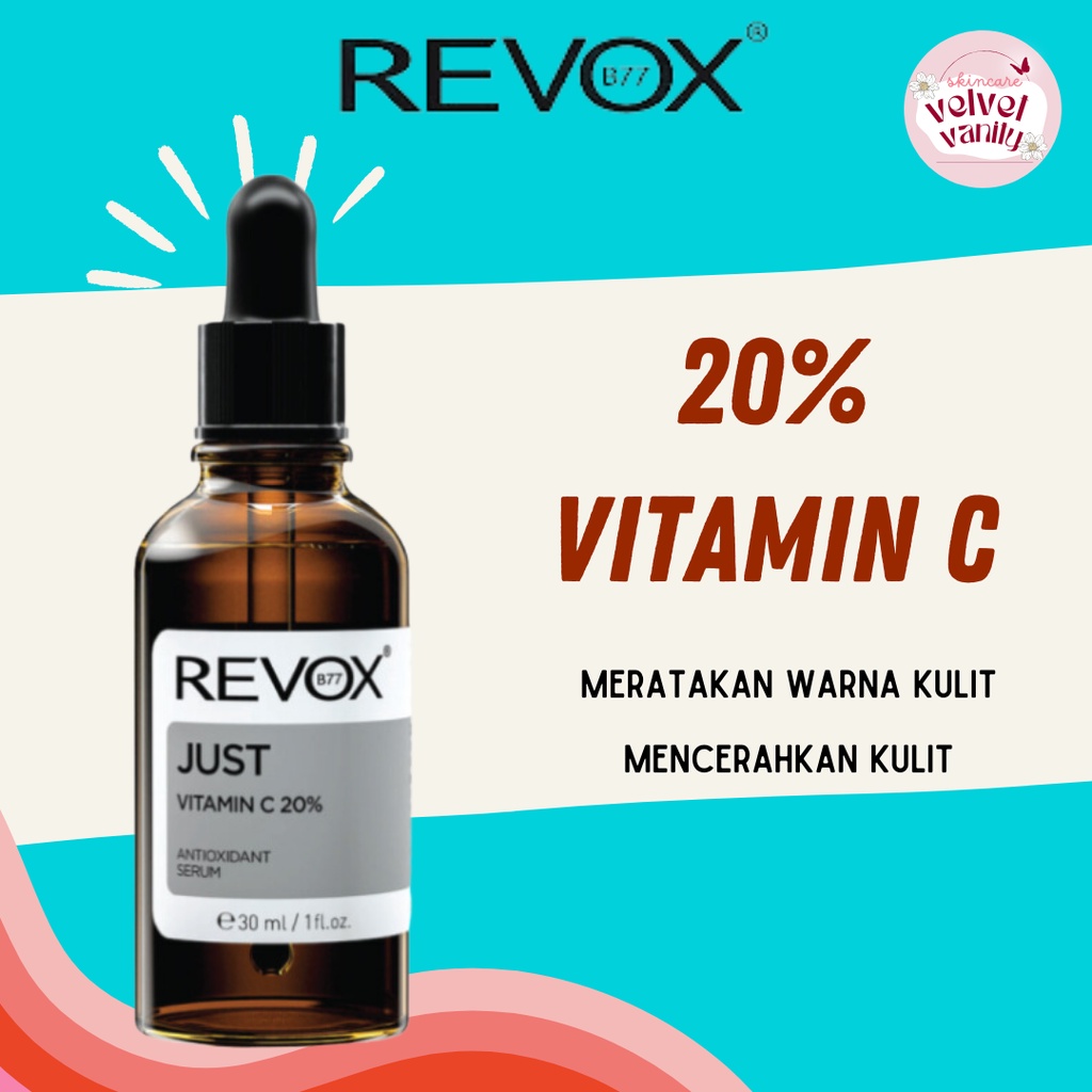 Serum REVOX B77 JUST Vitamin C 20% 30 ml - Velvet Vanity