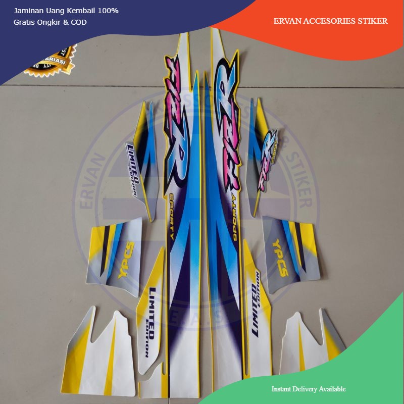 striping yamaha fizr f1zr fiz r limited kuning edition stiker kualitas