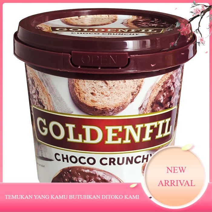 

Goldenfil Choco Crunchy 1kg / Selai Coklat Ovomaltine