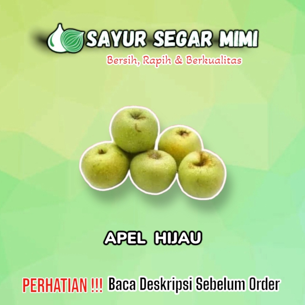 

Apel Malang / Hijau 1KG - Sᴀʏᴜʀ Sᴇɢᴀʀ ♏ɪᴍɪ