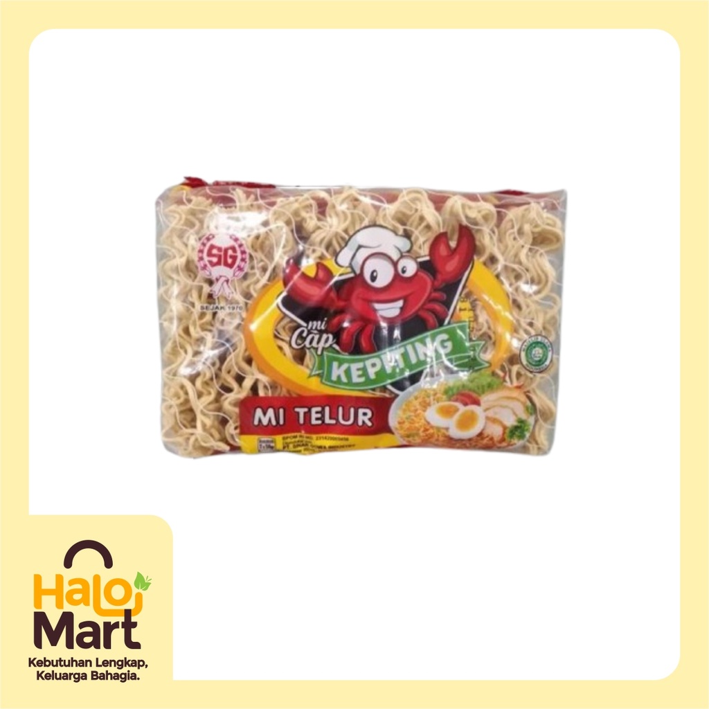 

MIE TELUR CAP KEPITING 50GR
