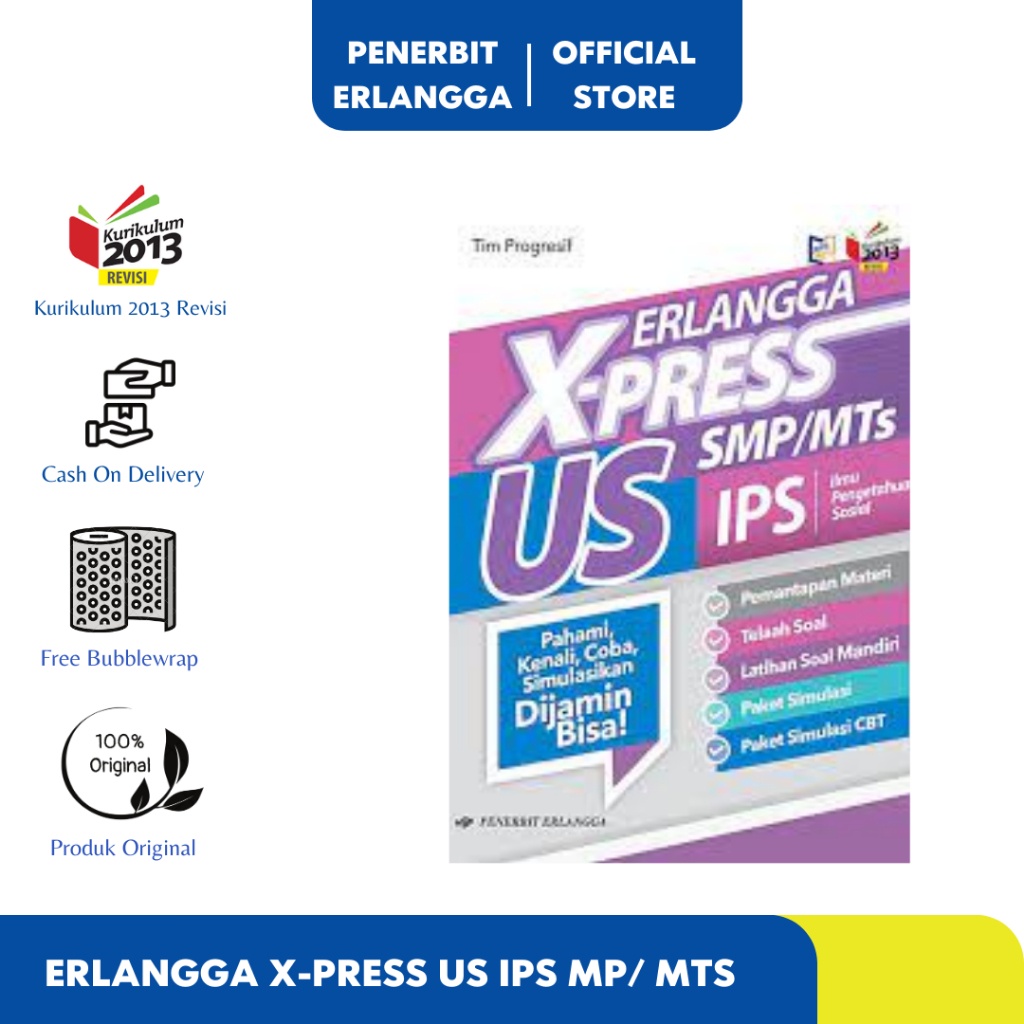 ERLANGGA X-PRESS US SMP/MTS IPS Erlangga