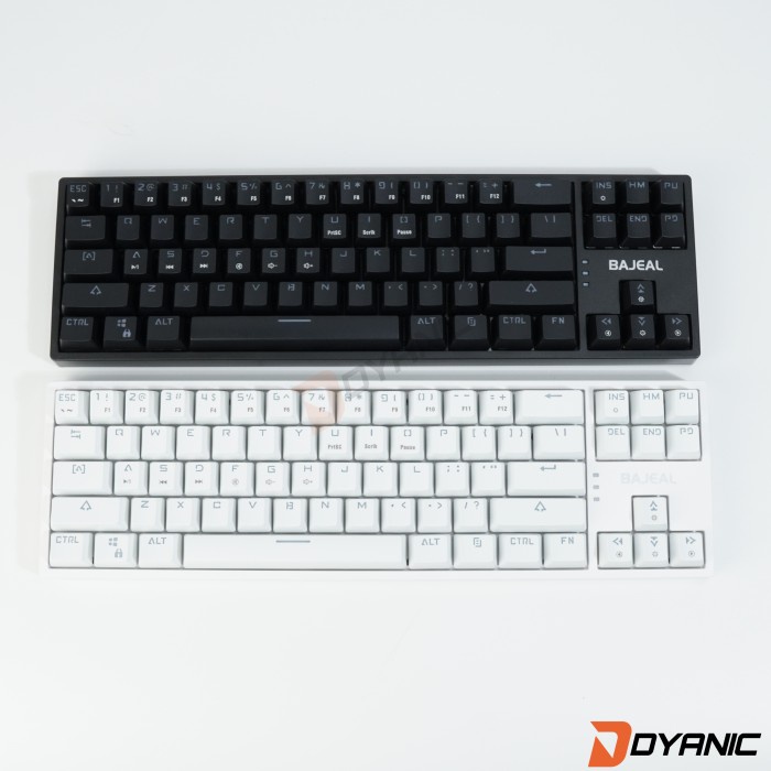 BAJEAL K71 Mechanical Keyboard RGB Side Effect - 71 Keys  Hotswap  - BLACK