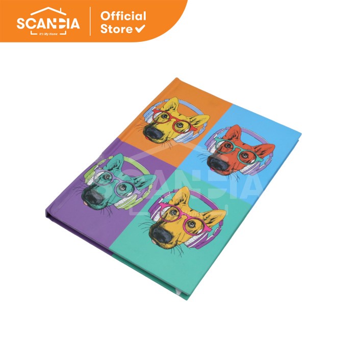 

SCANDIA Buku Catatan Notebook Hard Cover 100 Sheets Dog (SP0270)