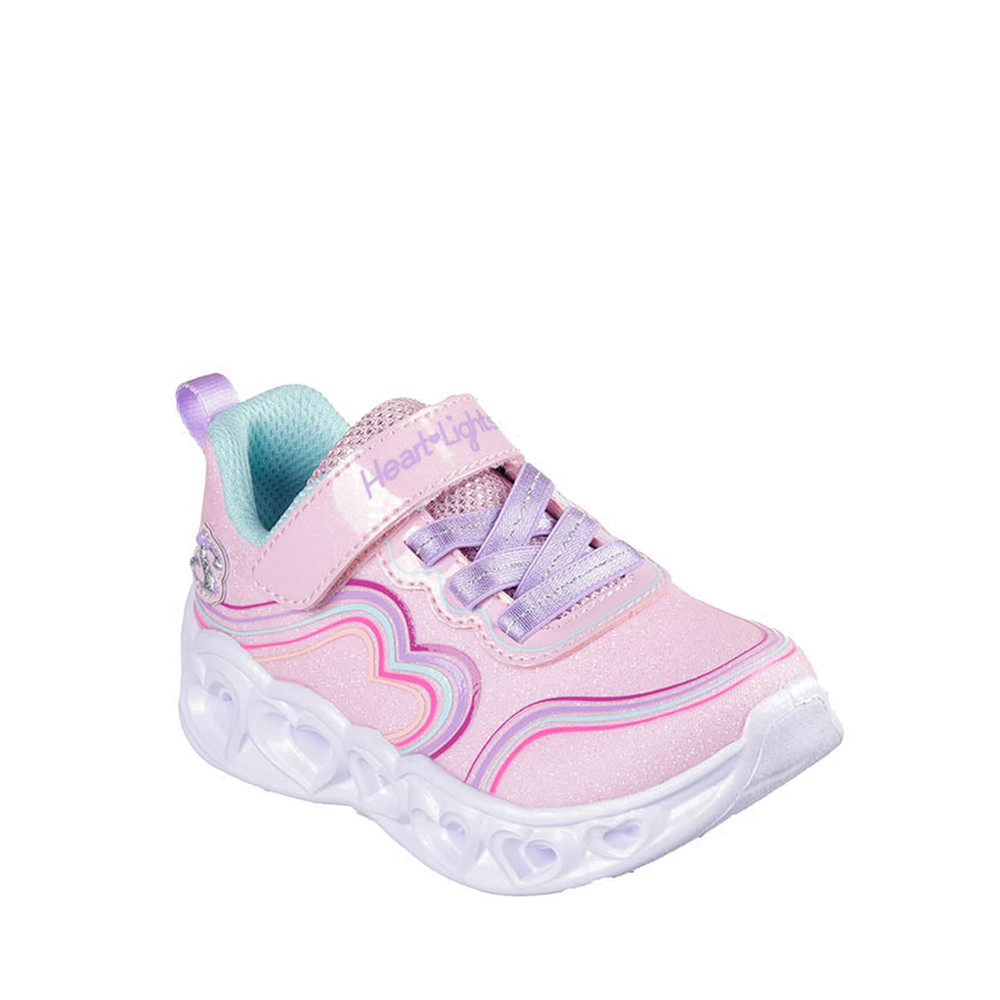 Skechers Heart Lights Girl's Shoes - Pink